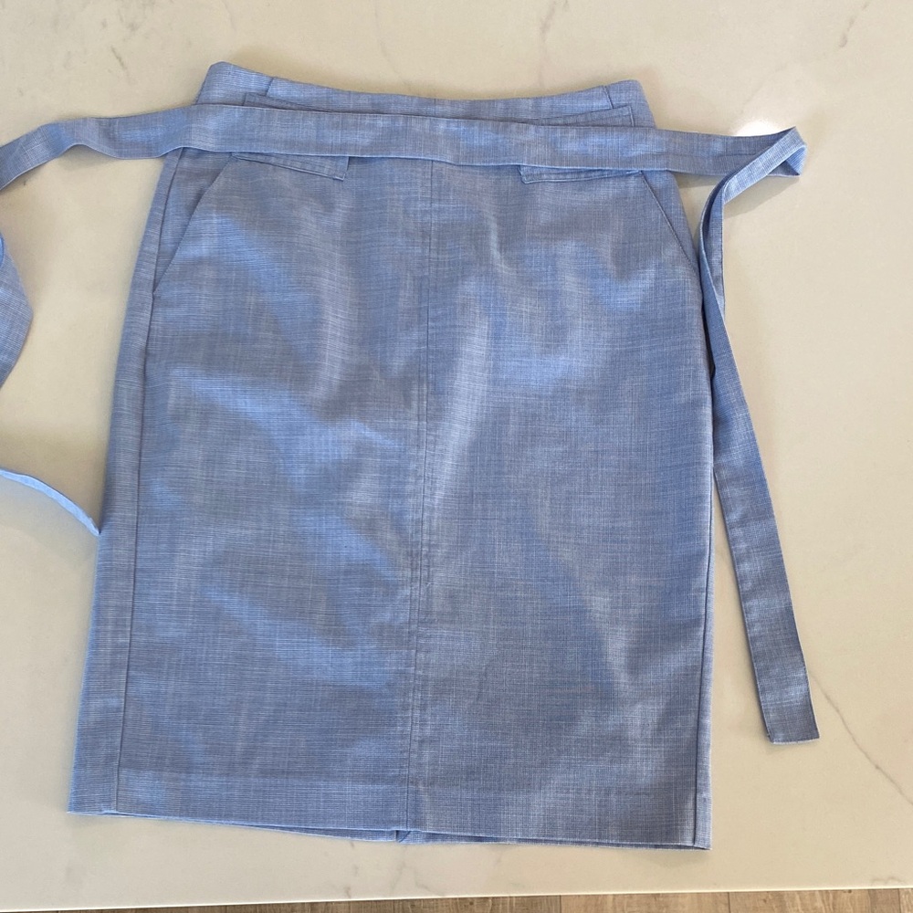 Banana Republic Light Blue Pencil Skirt